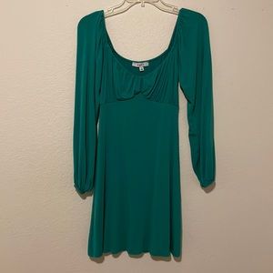 Long sleeve green dress size small